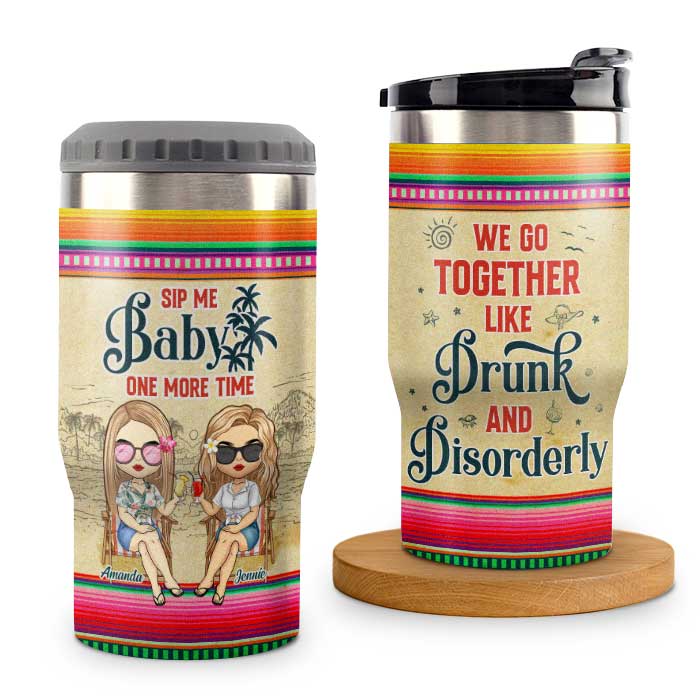 Sip Me Baby - Personalized Can Cooler - Gift For Bestie