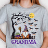 The Old Wizard Of Halloween - Personalized Unisex T-Shirt