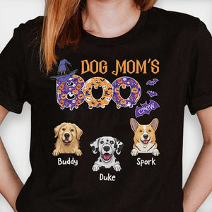 Dog Dad & Mom's Boo - Personalized Unisex T-Shirt, Halloween Ideas..