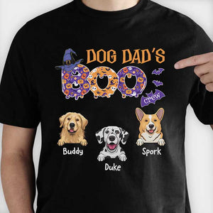 Dog Dad & Mom's Boo - Personalized Unisex T-Shirt, Halloween Ideas..