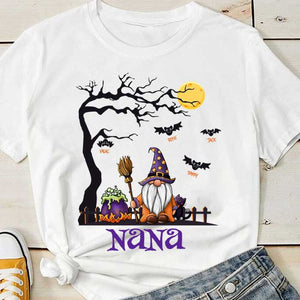 The Old Wizard Of Halloween - Personalized Unisex T-Shirt.