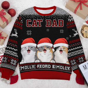 World's Best Cat Mom - Personalized All-Over-Print Sweatshirt.