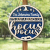 It's Just A Bunch Of Hocus Pocus - Personalized Shaped Wood Sign, 2 Layers Sign - Gift For Family Members, Halloween Gift