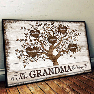 This Grammy Belongs To - Personalized Horizontal Poster.