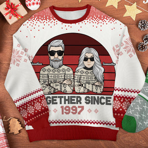 We've Been Together For Such A Long Time - Gift For Couples, Husband Wife, Personalized All-Over-Print Sweatshirt.