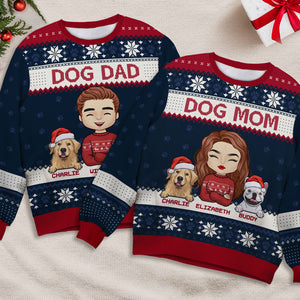 Life Is Better With Dogs - Dog Personalized Custom Ugly Sweatshirt - Unisex Wool Jumper - Christmas Gift For Pet Owners, Pet Lovers