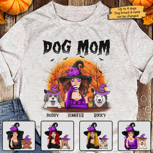 Halloween Dog Mom - Gift For Dog Lovers, Personalized Unisex T-Shirt.