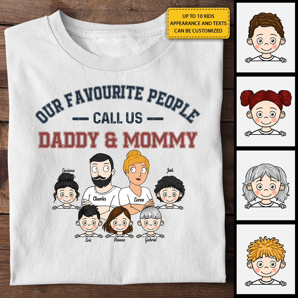 We're Called Daddy & Mommy - Personalized Unisex T-shirt, Hoodie - Gift For Couples, Husband Wife
